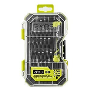 38-Pc RYOBI Precision Screwdriver Set $9.95 + Free S&H