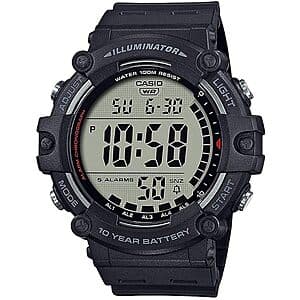 54.4mm Casio Illuminator AE1500WH Men's Digital Watch $24
