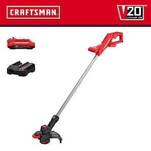 10" Craftsman 20V Cordless String Trimmer w/ 2.0Ah Battery & Charger $49 + Free Pickup