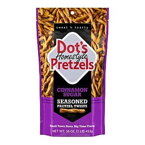 Select Accounts: 16-Oz Dot's Homestyle Pretzels (Various Flavors) $4.30 w/ S&S