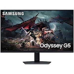 32″ SAMSUNG Odyssey G50D Series QHD 180Hz Fast IPS Freesync Gaming Monitor $250 or Less + Free Shipping