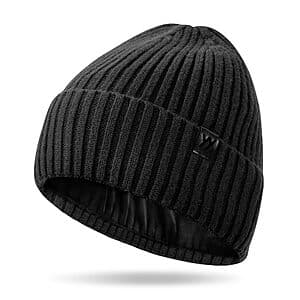 Prime Members: YANIKY Fleece Lined Thermal Knit Winter Beanie Hat from $6 + Free Shipping