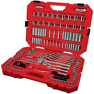 159-pc Craftsman Standard (SAE) & Metric Polished Chrome Mechanics Tool Set w/ Case $87.15 + Free Shipping