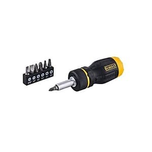 7-Piece DEWALT Multi-Bit Ratcheting Stubby Screwdriver Set $9.95 & More + Free Shipping