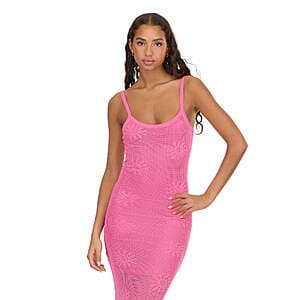 Forever 21 Women's Crochet Maxi Dress (3 Colors, Size XXS-XL) $6.50