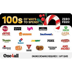 $100 One4all eGift Card (various retailers) + $10 Target eGift Card $100