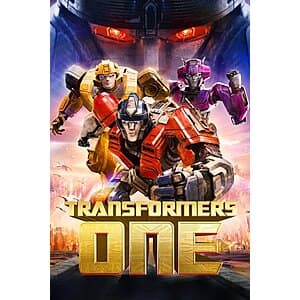 Transformers One (Digital 4K UHD Animated Film) $5