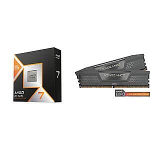 Ryzen 7 9850X3D + 32GB V-COLOR Manta XSky DDR5 + MSI Forge GK100 RGB Keyboard/Mouse $650 & More + Free Shipping