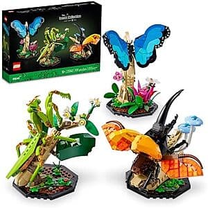 1111-Piece LEGO Ideas: The Insect Collection Life Size Building Set $64 or Less + Free S/H