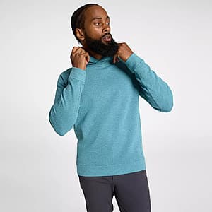 VRST Men’s Recharge Pebble Hoodie (Aqua Dust Heather, Small or Medium) $12.75 + Free S&H
