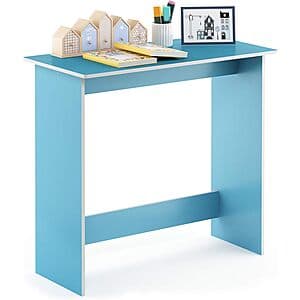 Furinno Simplistic Study Table in Light Blue (29.75"x31.5") $9