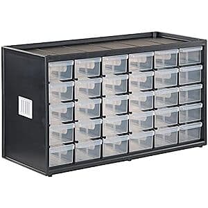 Craftsman 30-Drawer Storage Organizer (30"D x 8"W x 6"H) $17