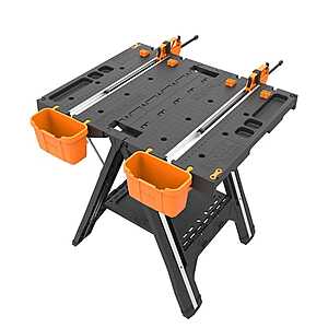 Worx Pegasus 2-in-1 Folding Work Table & Sawhorse w/ Quick-Attach Boxes $100 + Free S&H