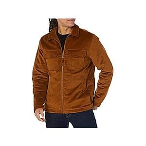 Amazon Essentials Men's Corduroy Work Jacket (Dark Chestnut Brown) from $10 + Free S/H w/ Prime