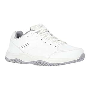 White men's Athletic Works Front Runner extra-wide width sneakers displayed from the side.