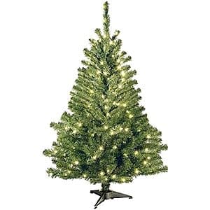 4-ft National Tree Company Pre-Lit Kincaid Spruce Mini Artificial Christmas Tree $30