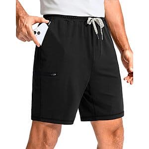 G Gradual Men's Athletic Sweat Shorts w/ 3 Pockets (9 Colors) $9.90