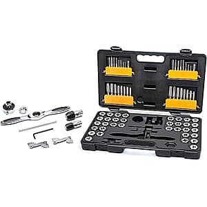 77-Piece Gearwrench SAE/Metric Ratcheting Tap/Die Set (Round/Hex Dies) $97 + Free S/H w/ Amazon Prime