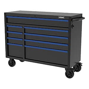 HART 52" 9-Drawer Heavy-Duty Rolling Tool Cabinet w/ Lock $297 + $50 S&H