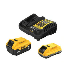 DeWALT 20V Max Lithium-Ion Starter Kit w/ 2x 4.0 + 5.0 Ah Batteries/Charger $95.20 + Free S&H w/ Amazon Prime