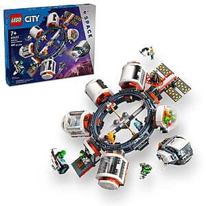 1,097-Piece LEGO City Modular Space Station Building Toy w/ 6 Minifigures $60 + Free Shipping