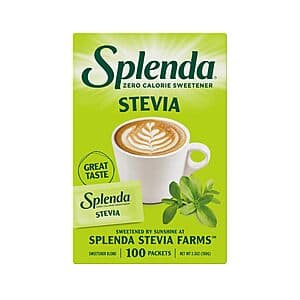 100-ct SPLENDA Stevia Zero Calorie Sweetener $1.10 w/ Subscribe & Save