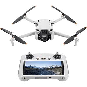 DJI Mini 3 Drone + RC Remote Controller w/ Screen $439 + Free Shipping