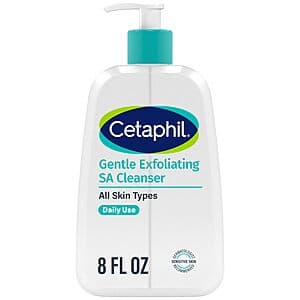 8oz Cetaphil Gentle Exfoliating SA Foaming Gel Cleanser $5.20 w/ Subscribe & Save