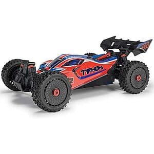 ARRMA RC Car 1/8 Typhon 4X4 RTR Brushed Buggy (Buggy Only, Red) $188.90 + Free Shipping