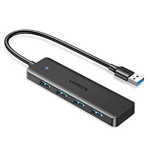 UGREEN 4-Port USB 3.0 5Gbps Type-A Expander Hub w/ 6" Cord $7 & More