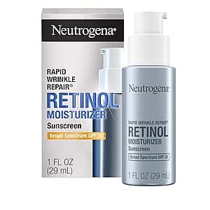 Select Accounts: 1-Oz Neutrogena Rapid Wrinkle Repair Retinol Face Moisturizer $9.30 w/ Subscribe & Save
