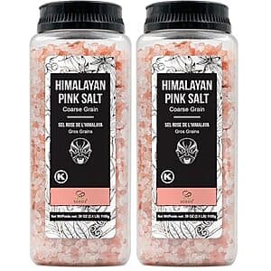 2-pk 39-oz Soeos Coarse Grain Himalayan Salt $9.85 w/ S&S