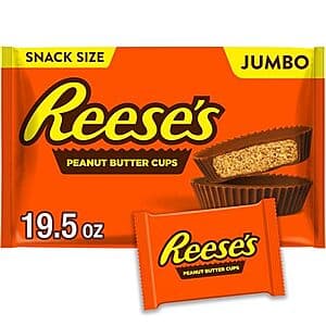 19.5-Oz Reese's Peanut Butter Cup Snack Size Candy Bag $4.90