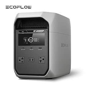 Certified Refurb: EcoFlow 1024Wh 1800W DELTA 3 Classic LiFePO4 Power Station $309 + Free S&H