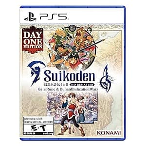 Suikoden I & II HD Remaster Gate Rune & Dunan Unification Wars (PS5) $17.60 + Free Shipping w/ Prime