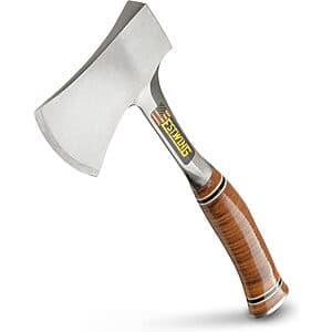14" Estwing Forged Steel Sportsman's Axe Leather Grip Camping Hatchet w/ Sheath $36.20 + Free Shipping