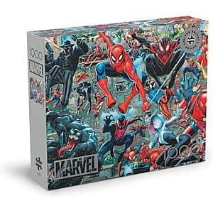 1000-Piece Buffalo Games Silver Select Marvel Spider-Verse Jigsaw Puzzle $5