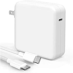 Sunveza 118W USB-C MacBook Pro Wall Charger w/ 6.6' USB-C Cable $8.05