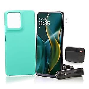 64GB Moto G 2025 Smartphone + 1-Year Service w/ 1500 Talk/Text +1.5GB Data $53 or less + Free Shipping