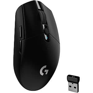 Logitech G305 Lightspeed Wireless Gaming Mouse (Black) $30