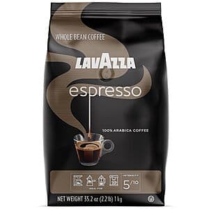 2.2-Lbs Lavazza Espresso Italiano Whole Bean Coffee Blend (Medium Roast) $9.69 w/ S&S + Free Shipping w/ Prime or on $35+
