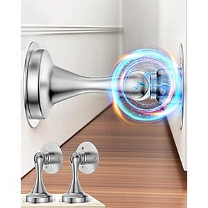2-Pk Heleman Magnetic Door Stopper/Catch $5.60