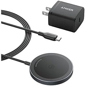 Anker Qi2 15W MagSafe Charger Pad w/ USB-C Adapter $18