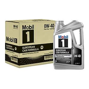 3-Pk 5-Qt Mobil 1 FS European Car Formula Full Synthetic Motor Oil (5W-40 or 0W-40) $68.90 + Free S/H