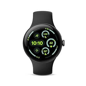 Prime Members: Google Pixel Watch 3 Smartwatch (various, Wi-Fi): 45mm $285, 41mm $237.50 + Free Shipping