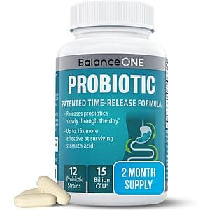 60-ct Balance ONE Probiotics for Women & Men $12.40 w/ Subscribe & Save