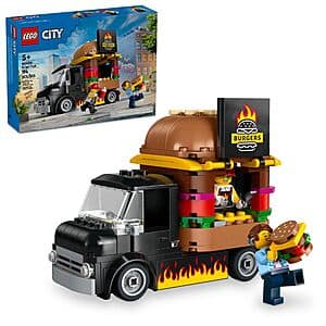 194-Pc LEGO City Burger Truck Building Set $12.80