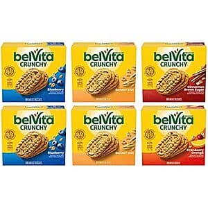Select Accts: 30-Packs of belVita Breakfast Bars Biscuits Variety Pack $14.60 w/ Subscribe & Save