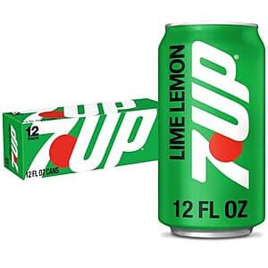 12-Pk 12oz 7UP Lemon Lime Soda 3 for $14 w/ S&S