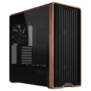Lian Li LANCOOL 217 Mid-Tower ATX Genuine Walnut Wood PC Case w/ 5x Fans (Black) $110 + Free Shipping